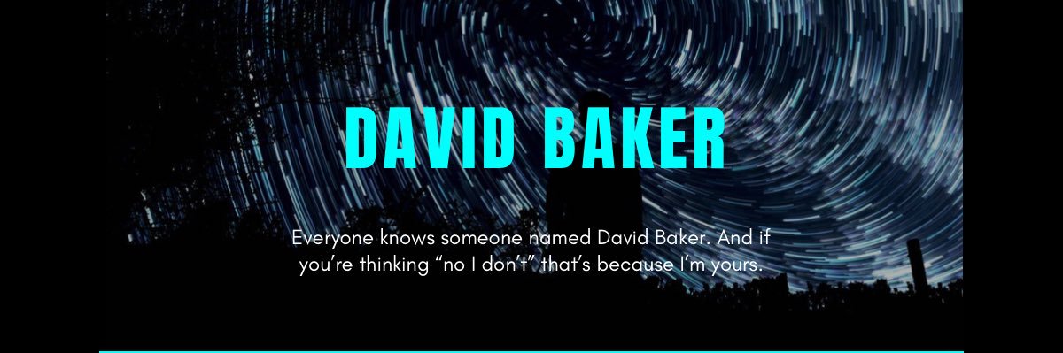 David Baker banner