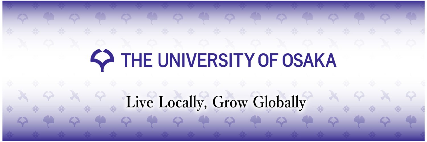 The University of Osaka's banner