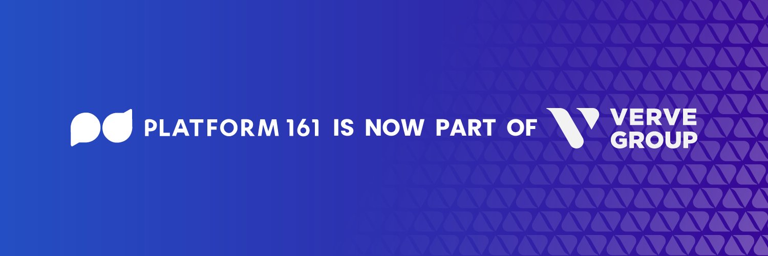 Platform161 (Now Part of Verve Group) banner