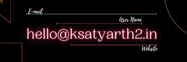 ksatyarth2 Profile Banner