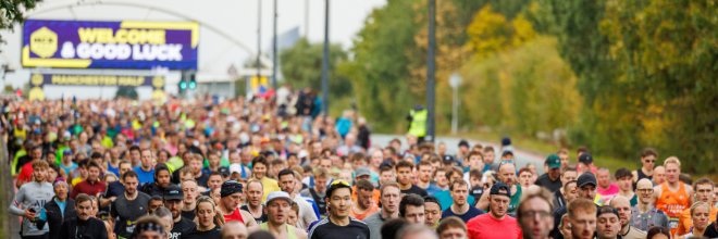 Manchester Half banner