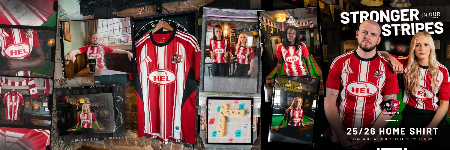 Exeter City FC's banner