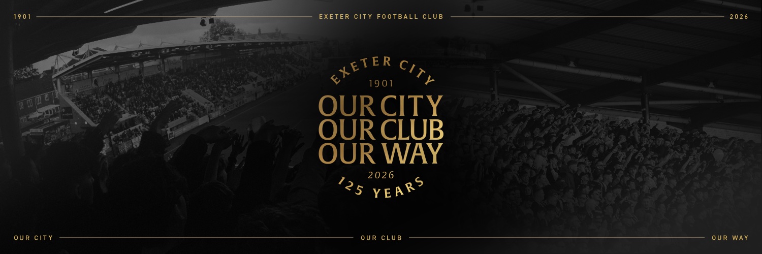 Exeter City FC banner