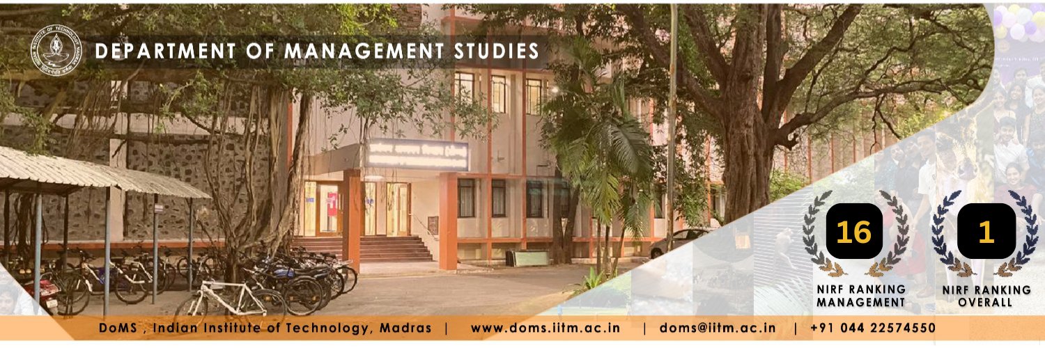 DoMS IIT Madras banner