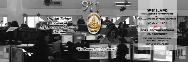 LAPD Communications Division Profile Banner