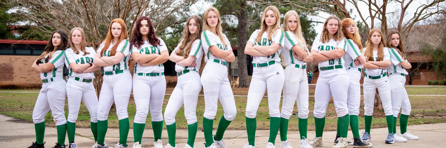 Cary High Softball banner