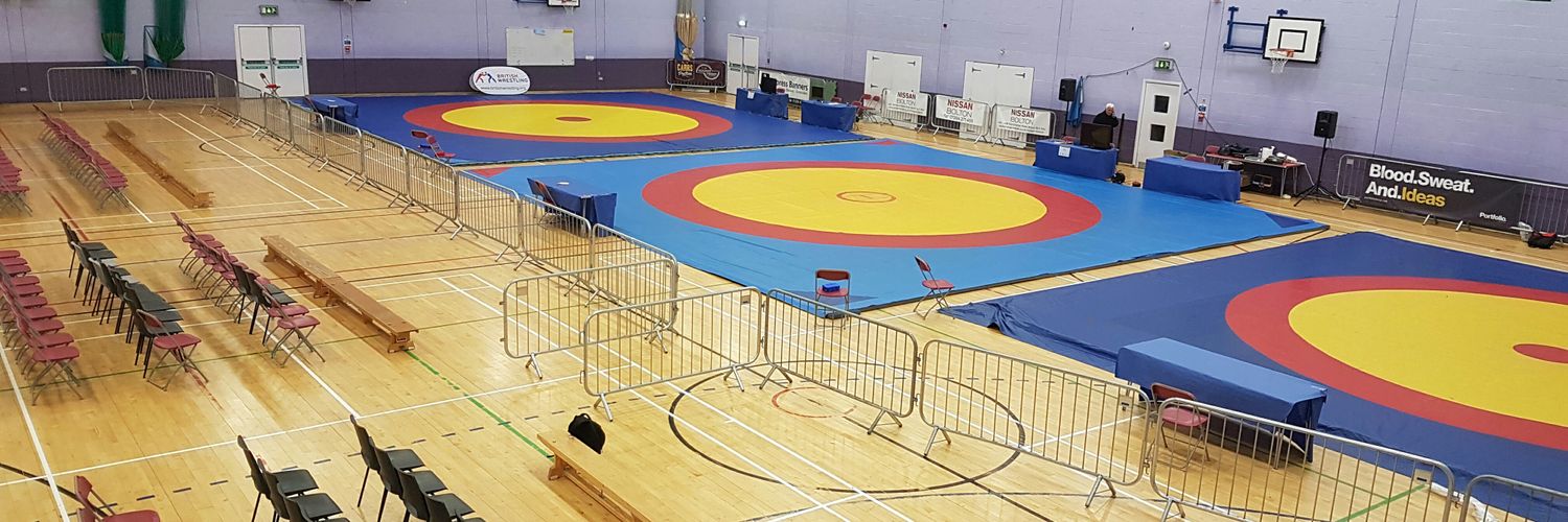 Sharples Wrestling banner