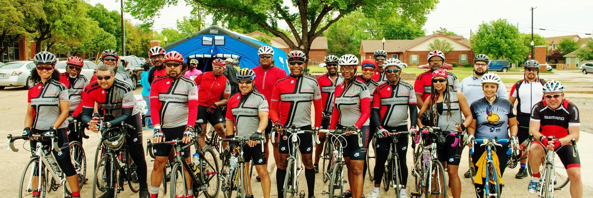 Iron Riders Dallas Cycling Club banner