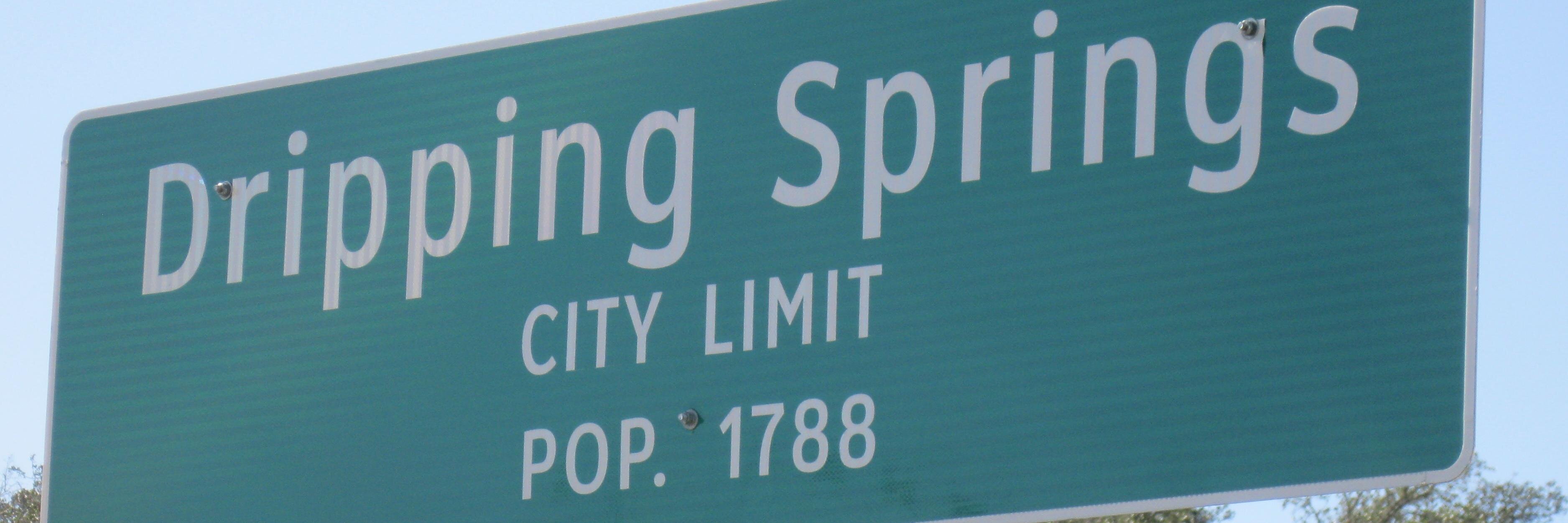 Dripping Springs TX banner