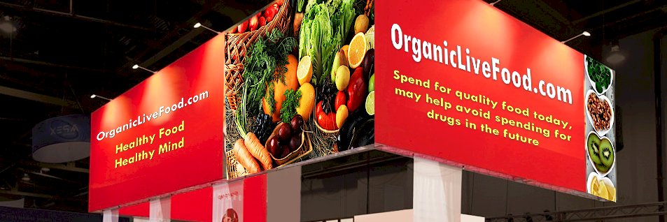 Organic Live Food's banner