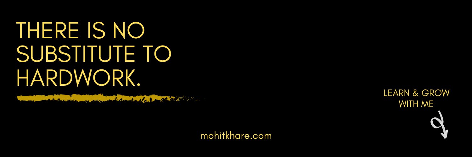 Mohit Khare banner