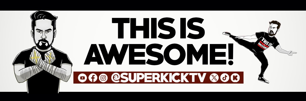 Alan de SuperkickTV banner