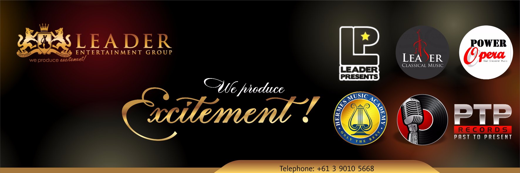 Leader Entertainment Group banner