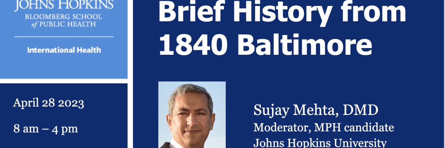 Sujay Mehta DMD MPH banner