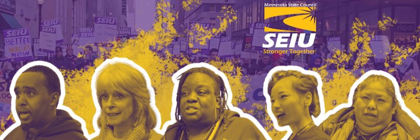 SEIU Minnesota banner