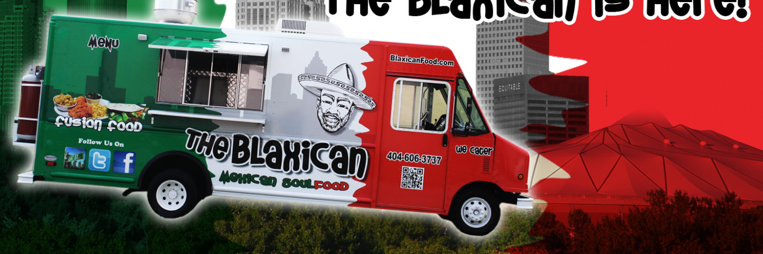 Blaxican Food Truck banner