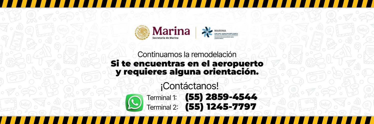 Aeropuerto Internacional Benito Juárez CDMX banner
