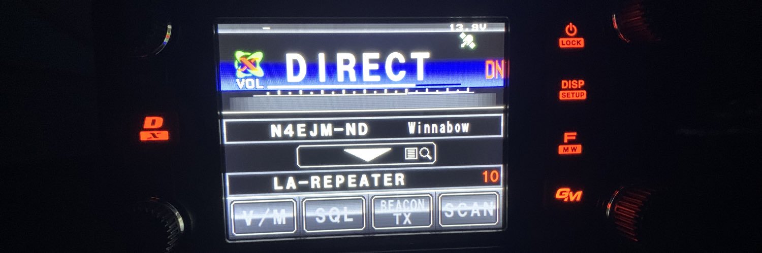 John Madden (N4EJM) 𝕏 banner