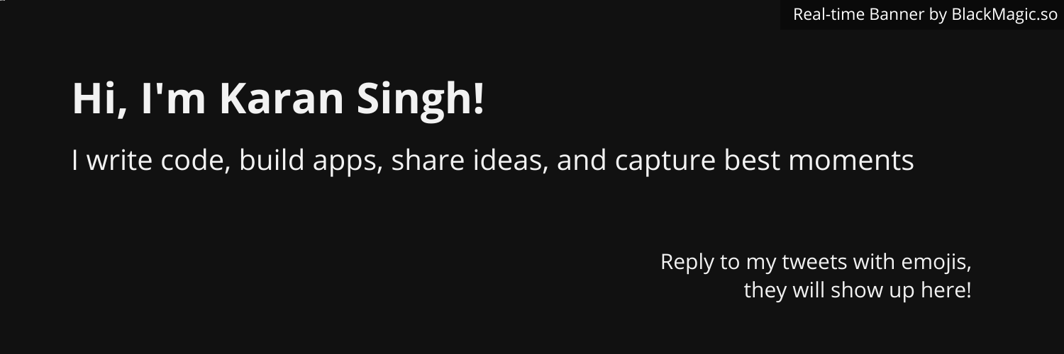 hashtagkaran's profile banner image