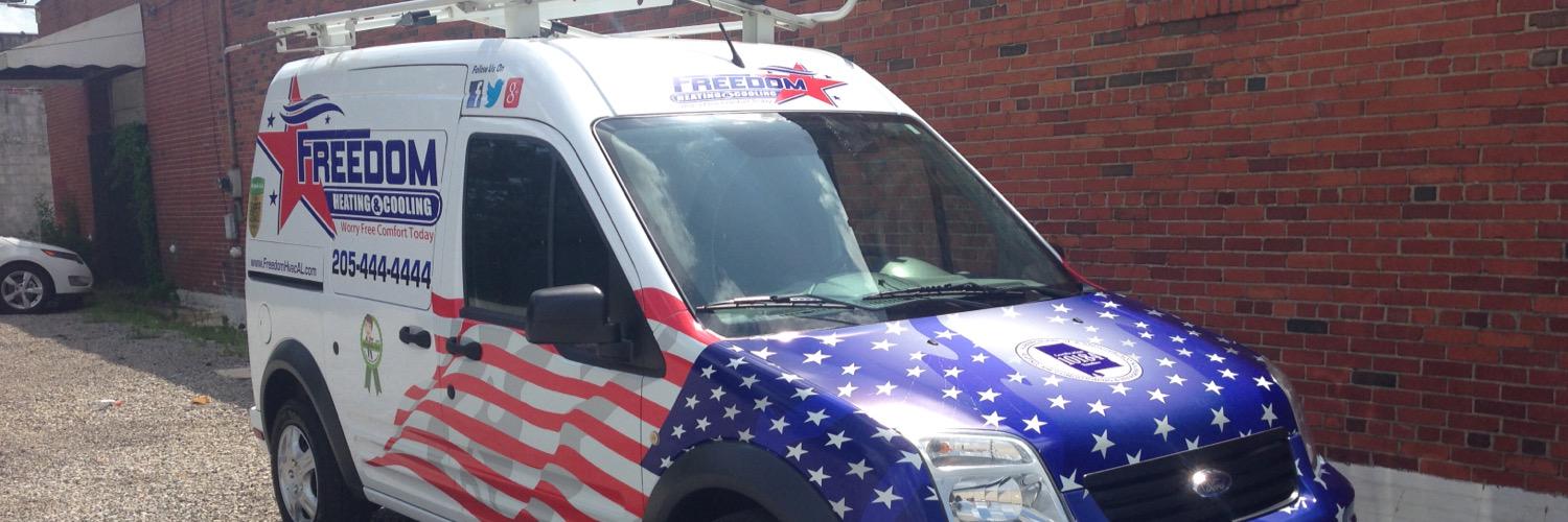 Freedom HVAC banner