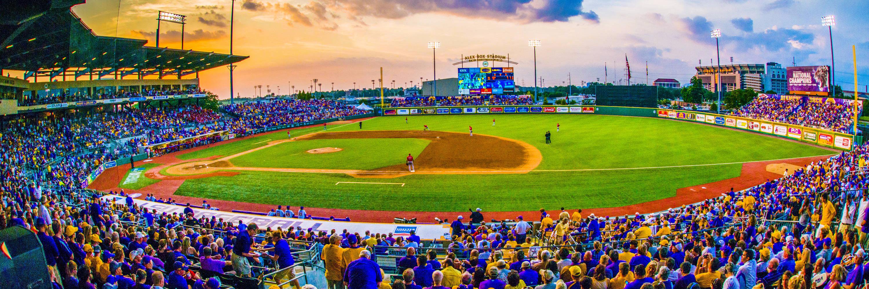 Alex Box Stadium banner