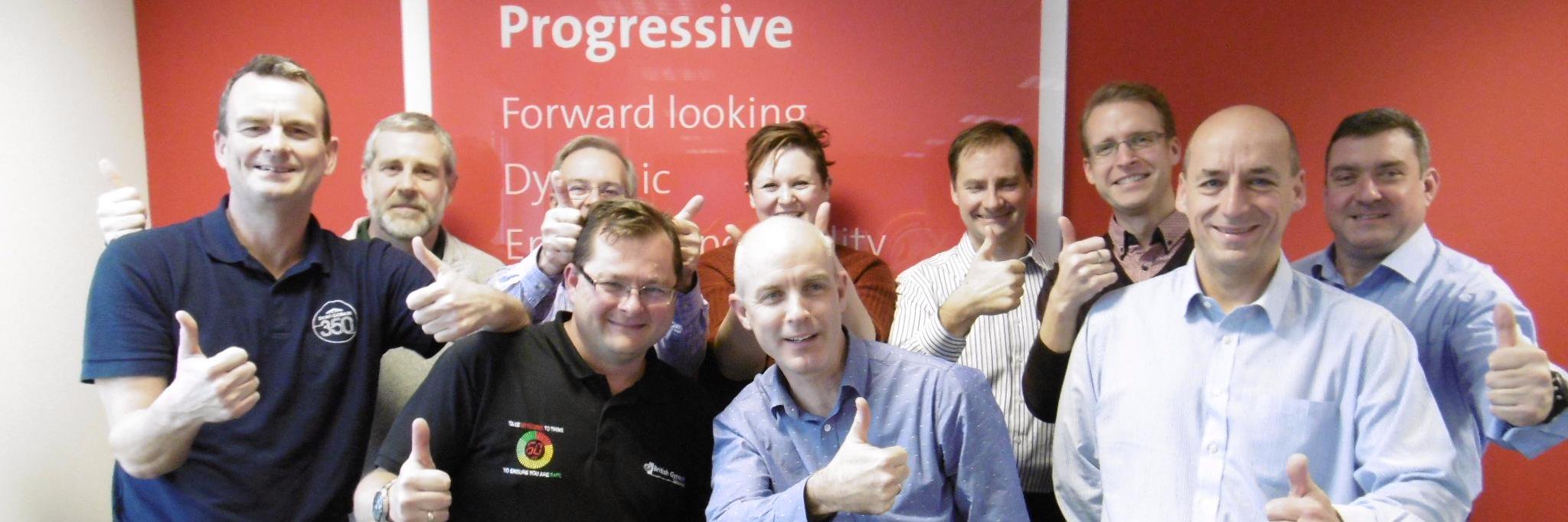 Progressive banner