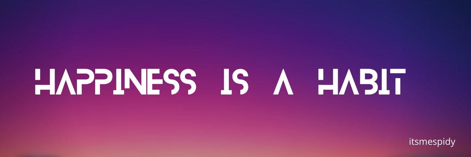 itsmespidy's profile banner image