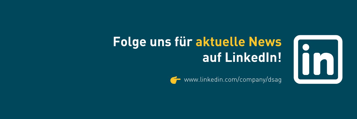 DSAG e.V. banner