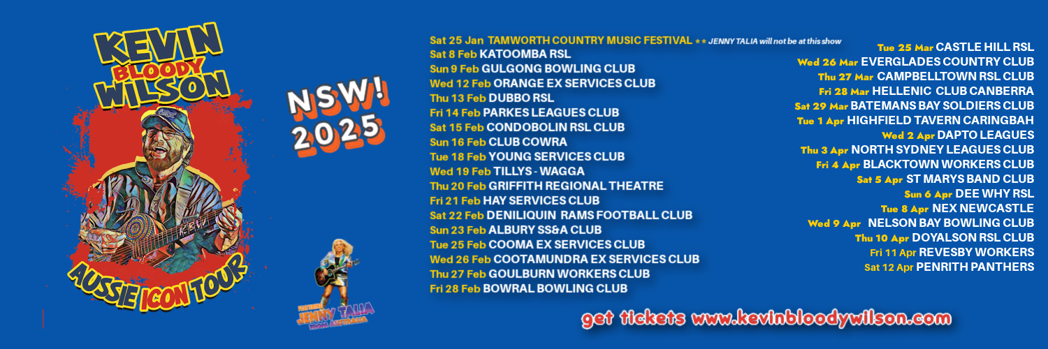 Kevin Bloody Wilson banner