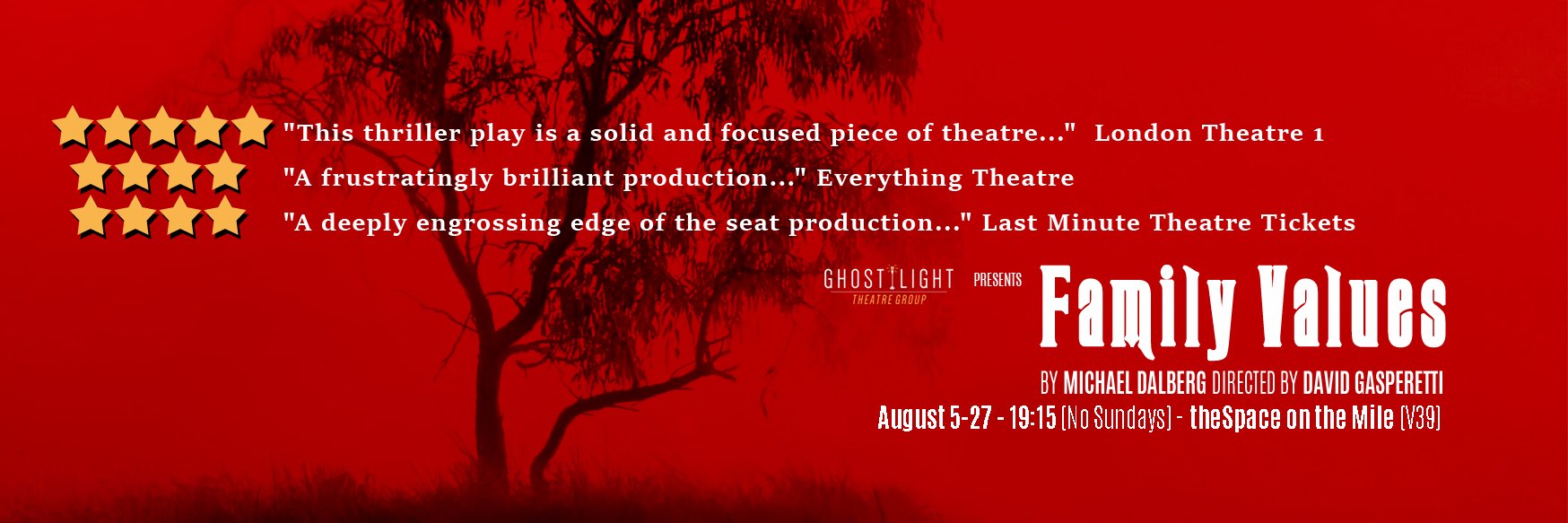 Ghost Light Theatre banner