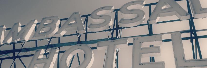 Ambassador Hotel banner