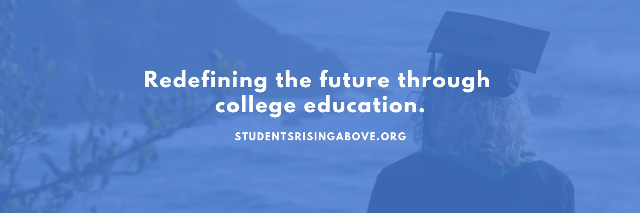 Students Rising Above banner