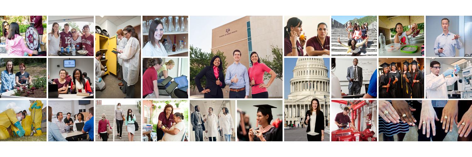 Texas A&M Public Health's banner