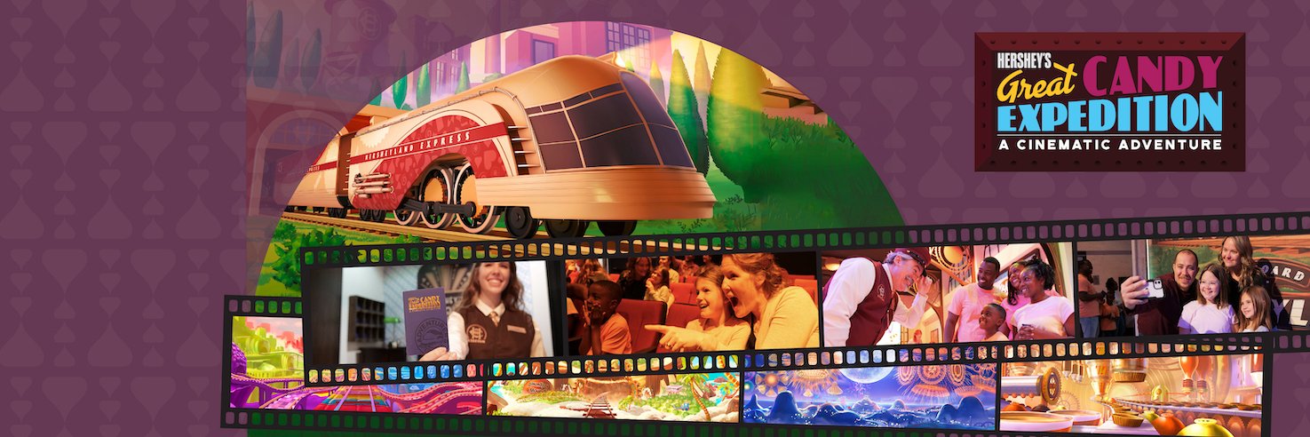 Hershey's Chocolate World banner