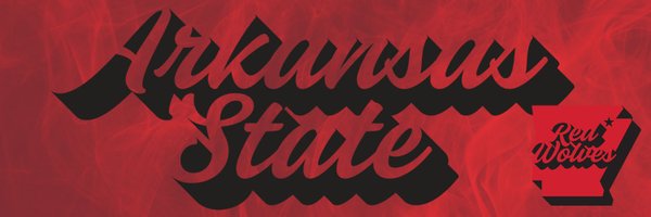 Arkansas State Red Wolves Athletics Profile Banner
