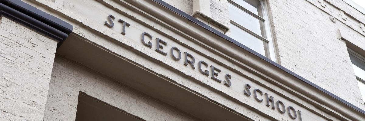 St. George School banner