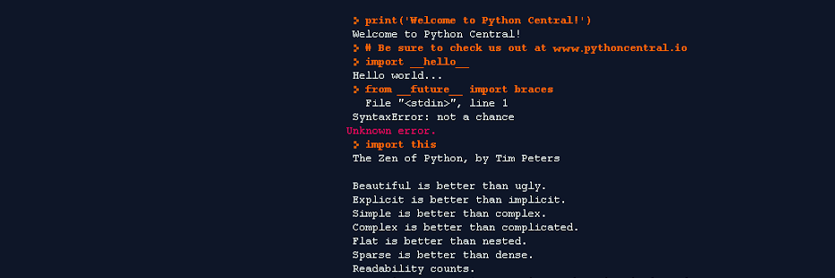 PythonCentral's profile banner image