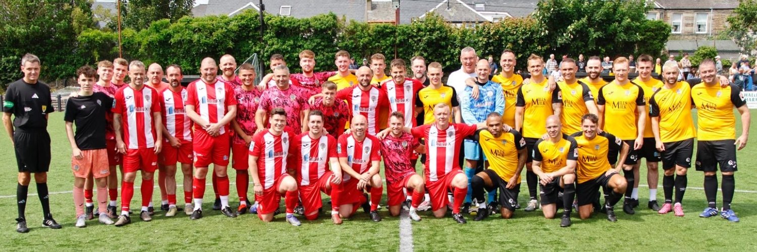 Largs Thistle F.C.'s banner