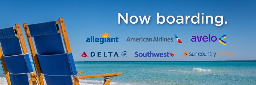 Destin-Ft Walton Beach Airport banner