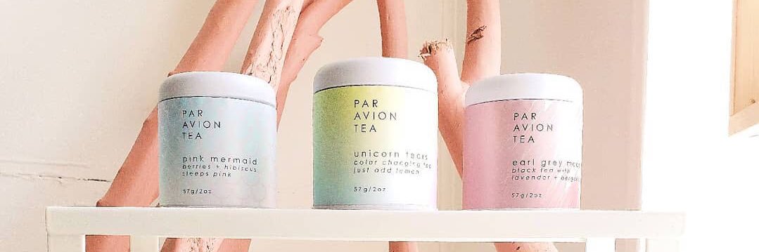 Par Avion Tea banner