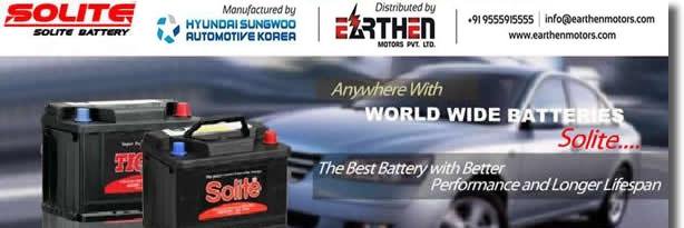 SOLITE Battery India banner