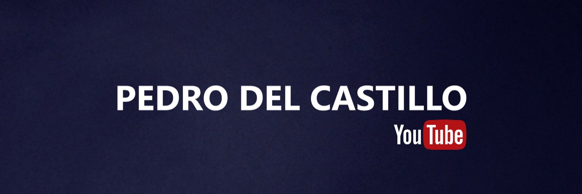 PEDRO DEL CASTILLO banner