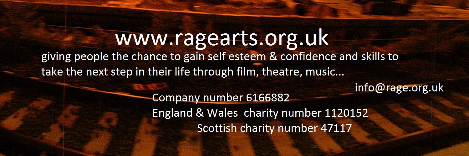 RageArts www.ragearts.org.uk banner