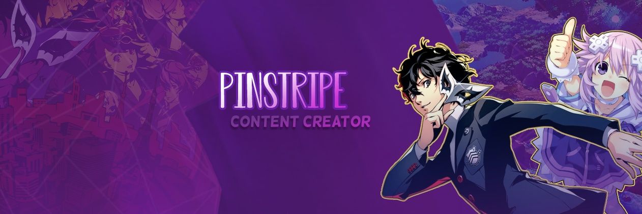 Pinstripe banner