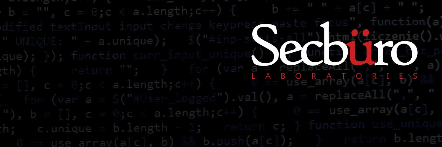 Secburo's profile banner image