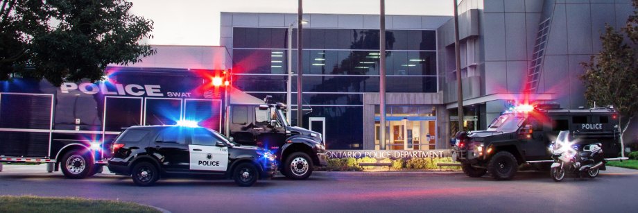 Ontario Police Department banner