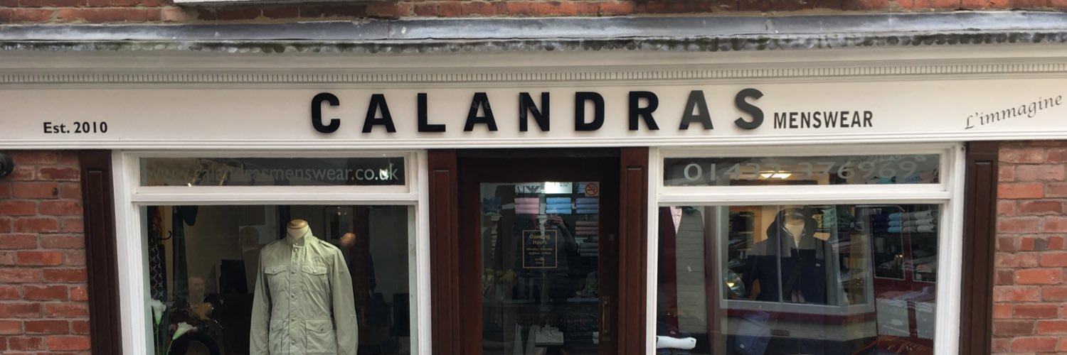 Calandras Menswear banner