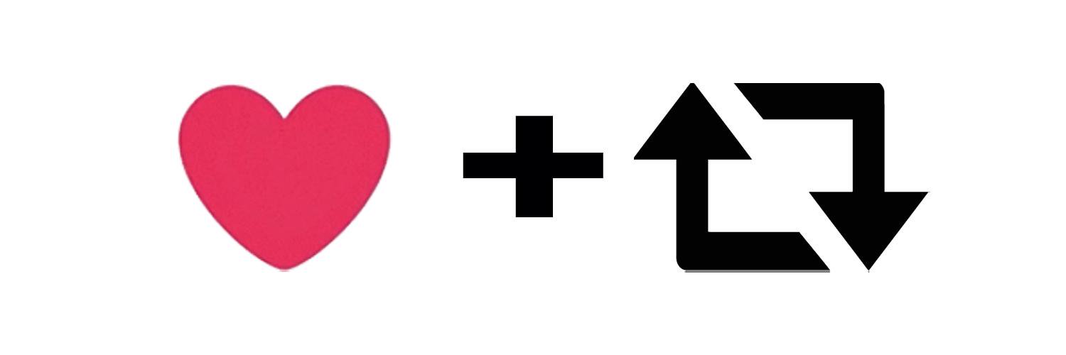 Like and Retweet banner