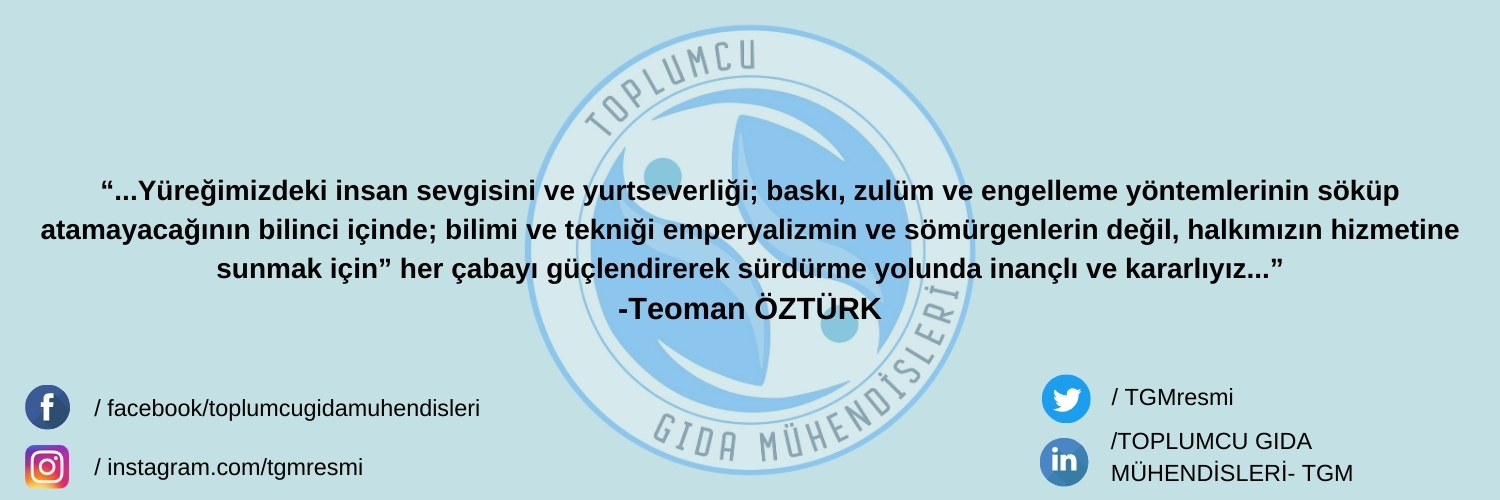 Toplumcu Gıda Mühendisleri banner