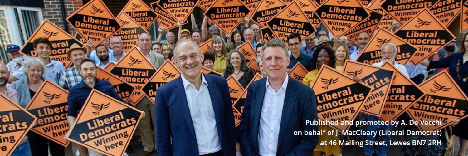 James MacCleary MP's banner